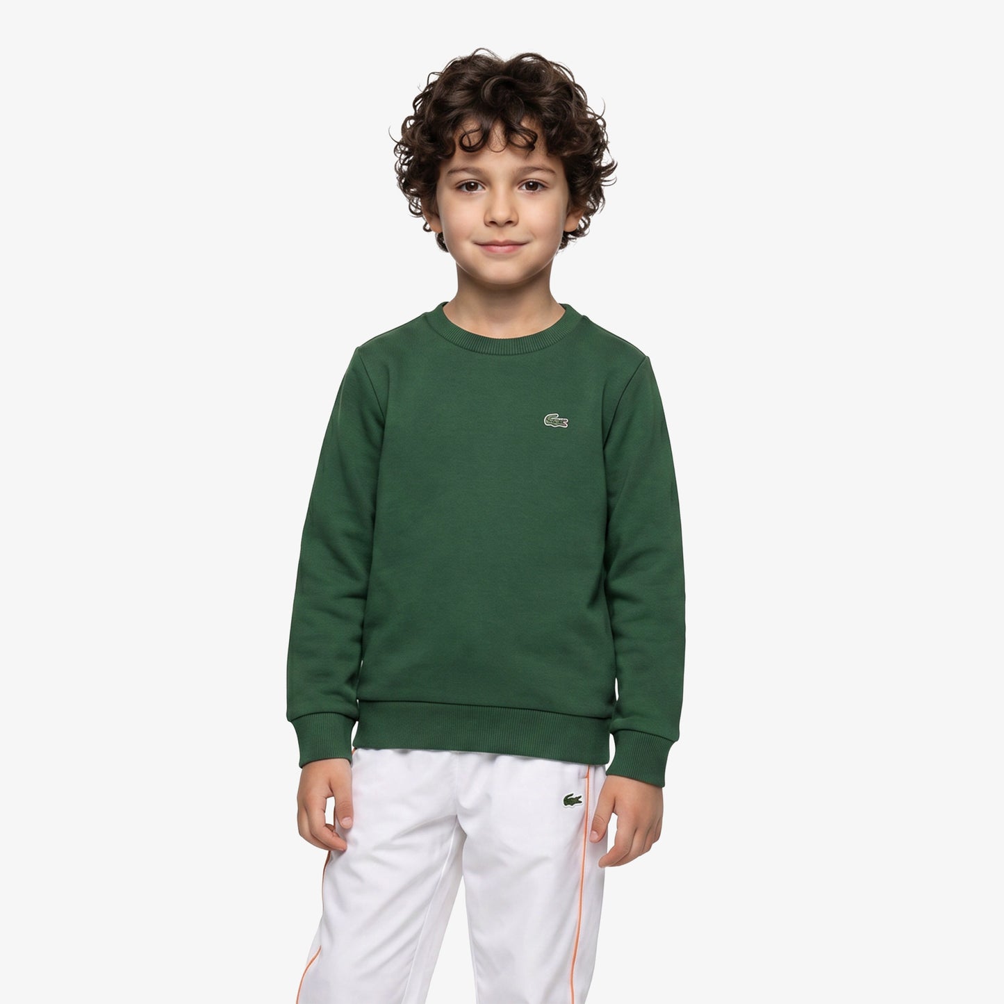 Lacoste Regular Fit Çocuk Yeşil Sweatshirt