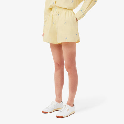 Lacoste Oversize Fit Kadın Sarı Şort