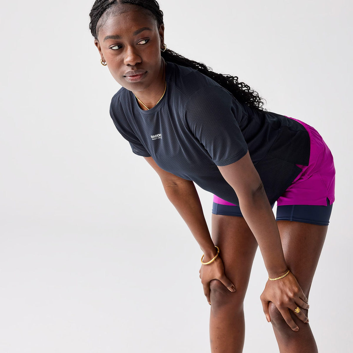Brooks High Point 3 2-in-1 2.0 Kadın Pembe Şort