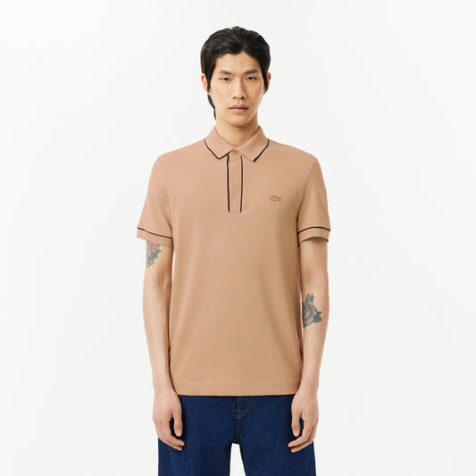 Lacoste Paris Erkek Regular Fit Organik Pamuk Bej Polo