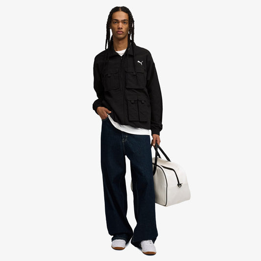 Puma T7 Cargo Relaxed Track Erkek Siyah Ceket