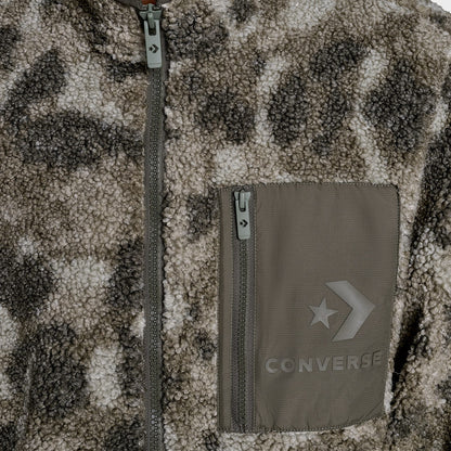 Converse Contrast Sherpa Erkek Haki Ceket