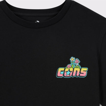 Converse Cons Erkek Baskılı Siyah T-shirt