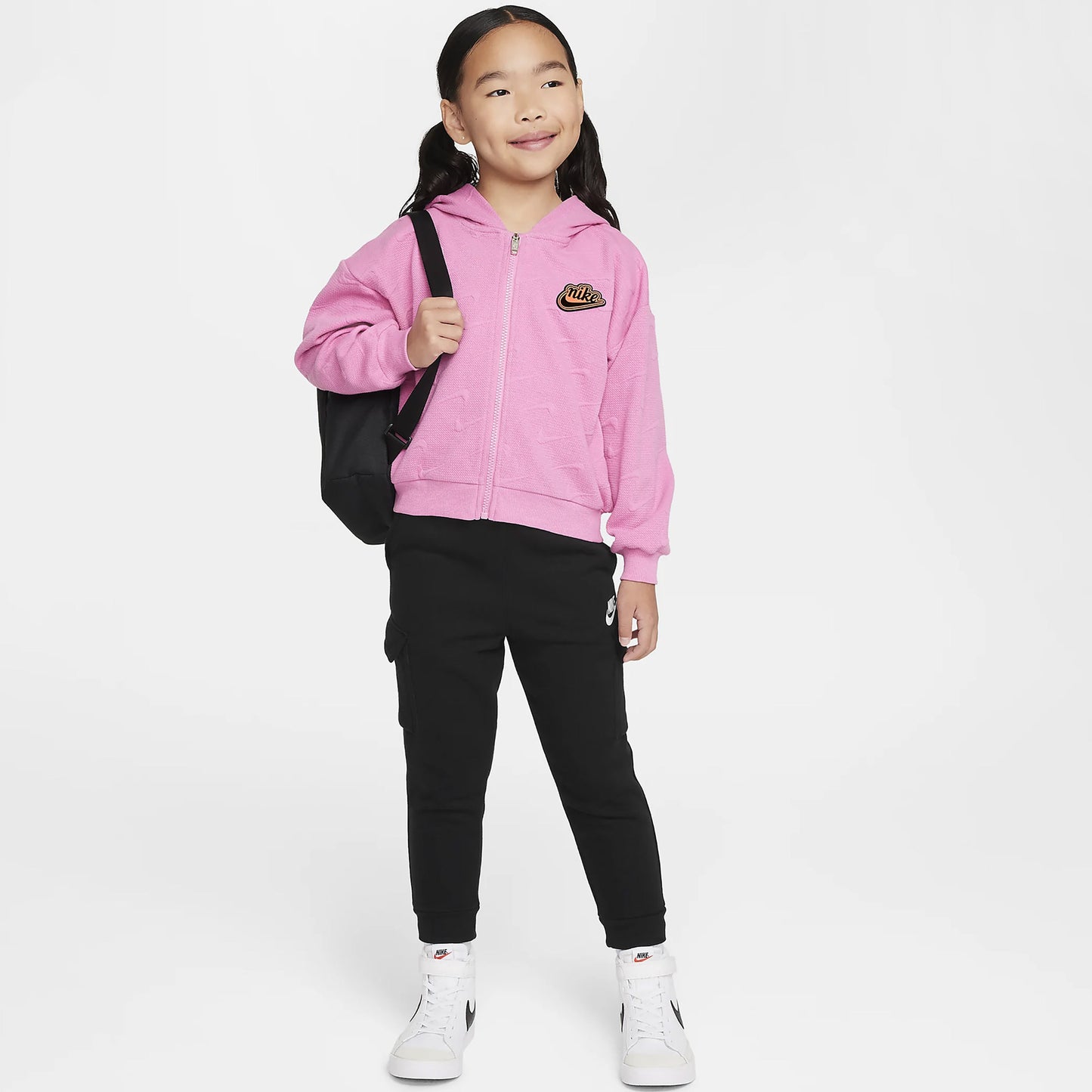 Nike Nkg New Impressions Fz Çocuk Pembe Hoodie