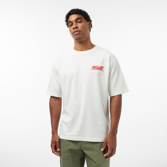Converse Regular Fit Erkek Krem T-shirt