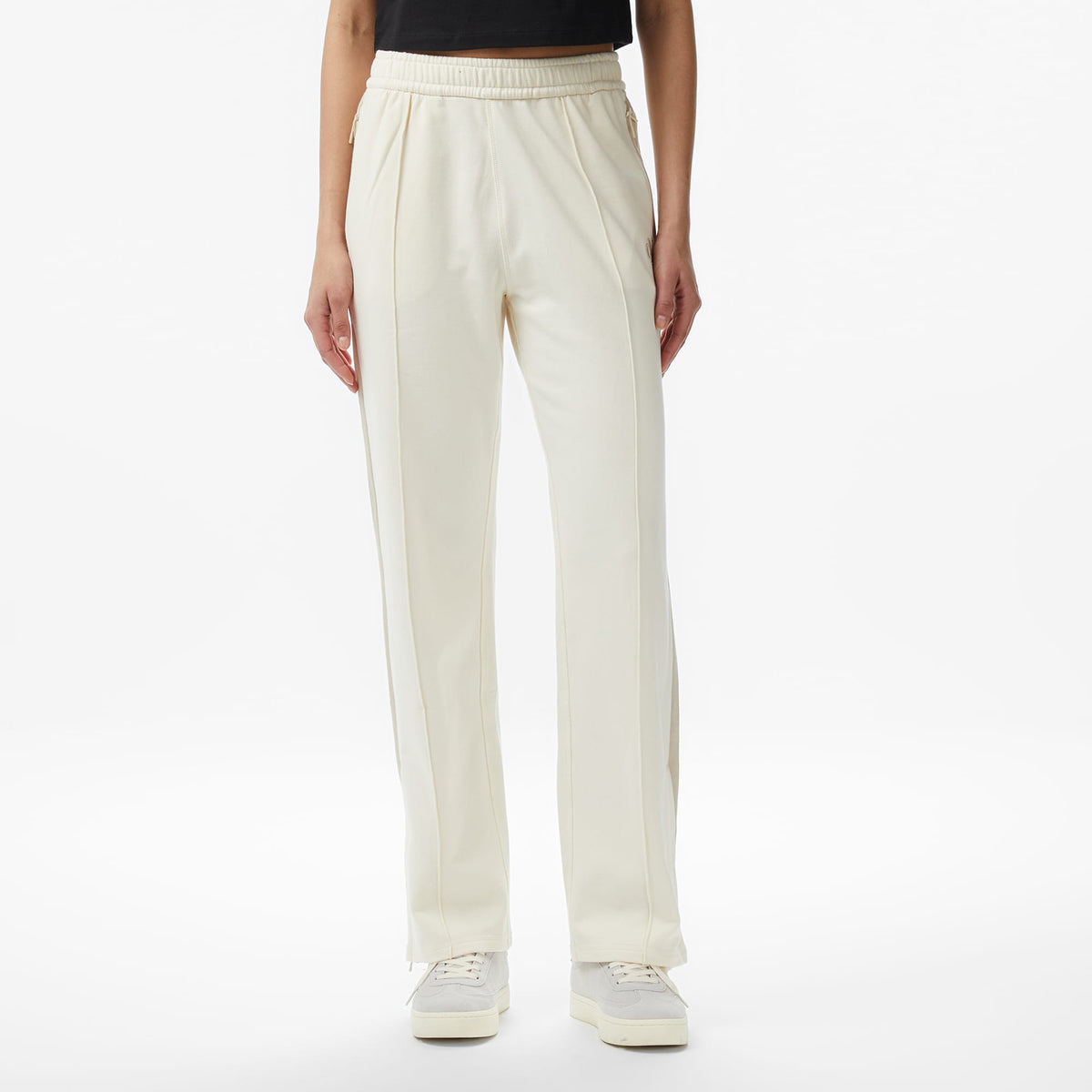 Calvin Klein Stretch Terry Track Kadın Beyaz Eşofman Altı