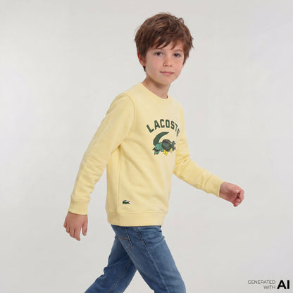 Lacoste Çocuk Sarı Sweatshirt