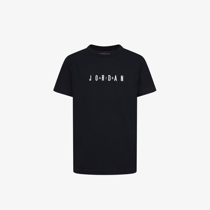 Jordan Mj Wordmark Emb Crew Çocuk Siyah Günlük T-shirt