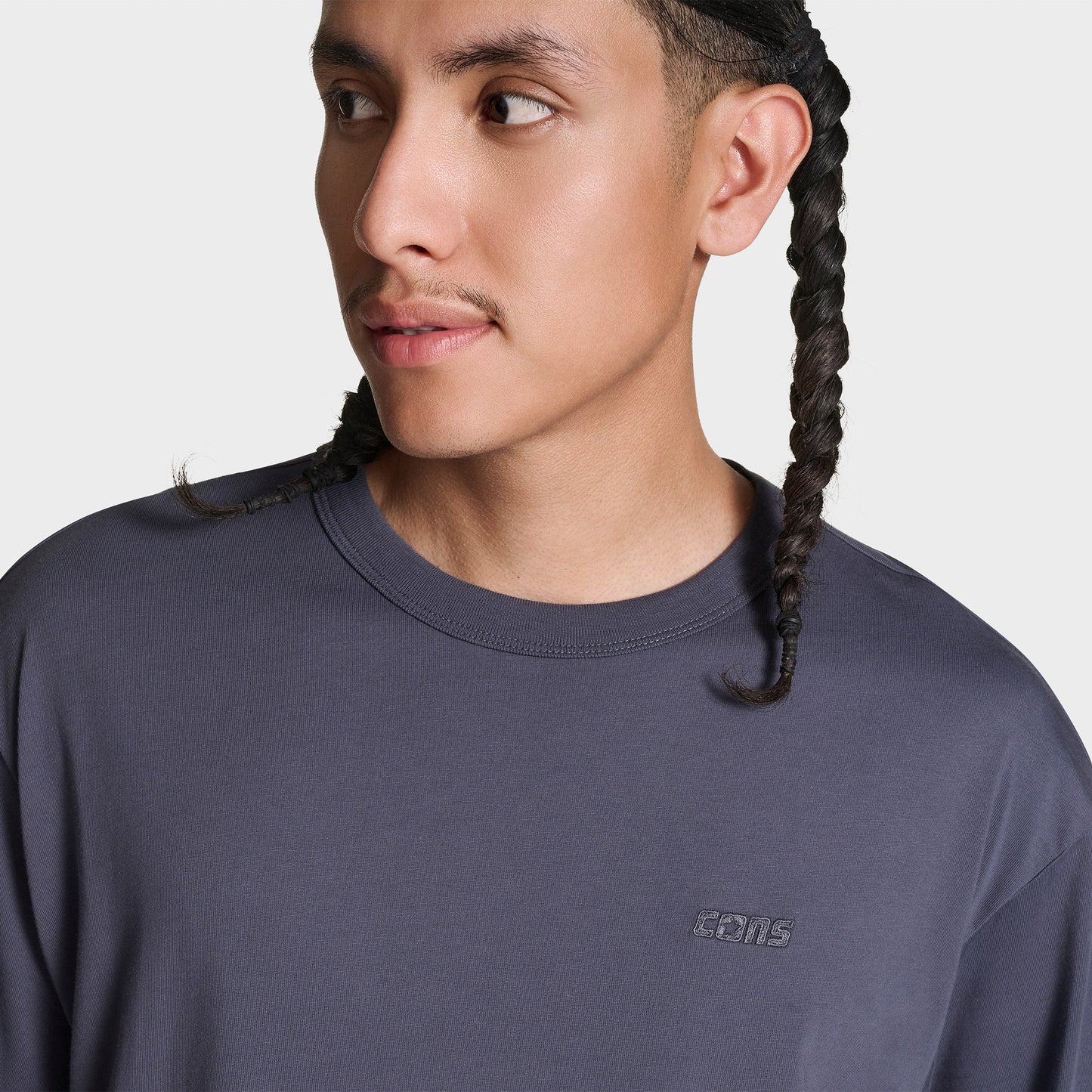 Converse Cons Erkek Lacivert Loose Fit T-shirt