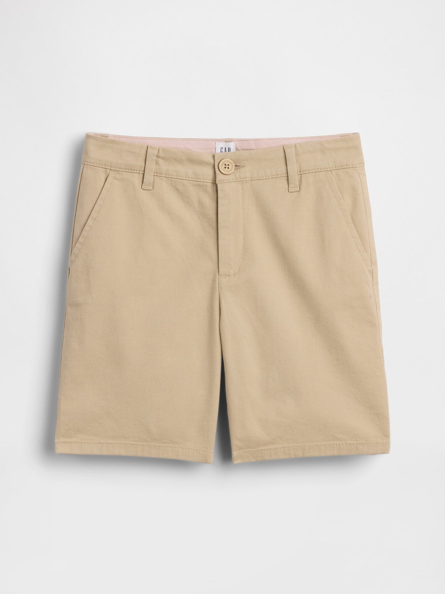 Bej Midi Uniform Şort