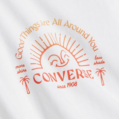Converse Kadın Beyaz T-shirt