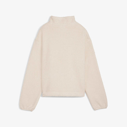 Puma Classics Winterized Half-zip Kadın Krem Polar Sweatshirt