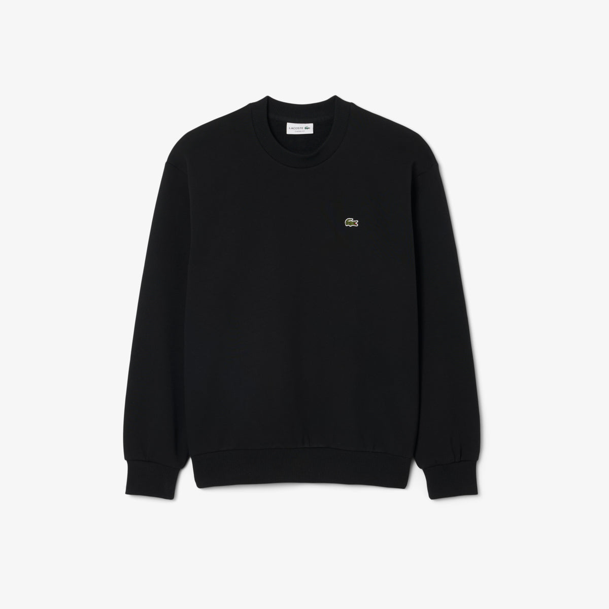 Lacoste Classic Fit Erkek Siyah Sweatshirt