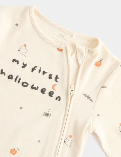 My First Halloween Baskılı Bebek Uyku Tulumu