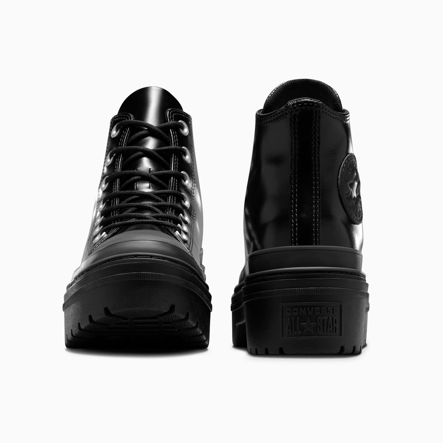 Converse Chuck Taylor All Star Lugged Heel Unisex Siyah Deri Platform Bot