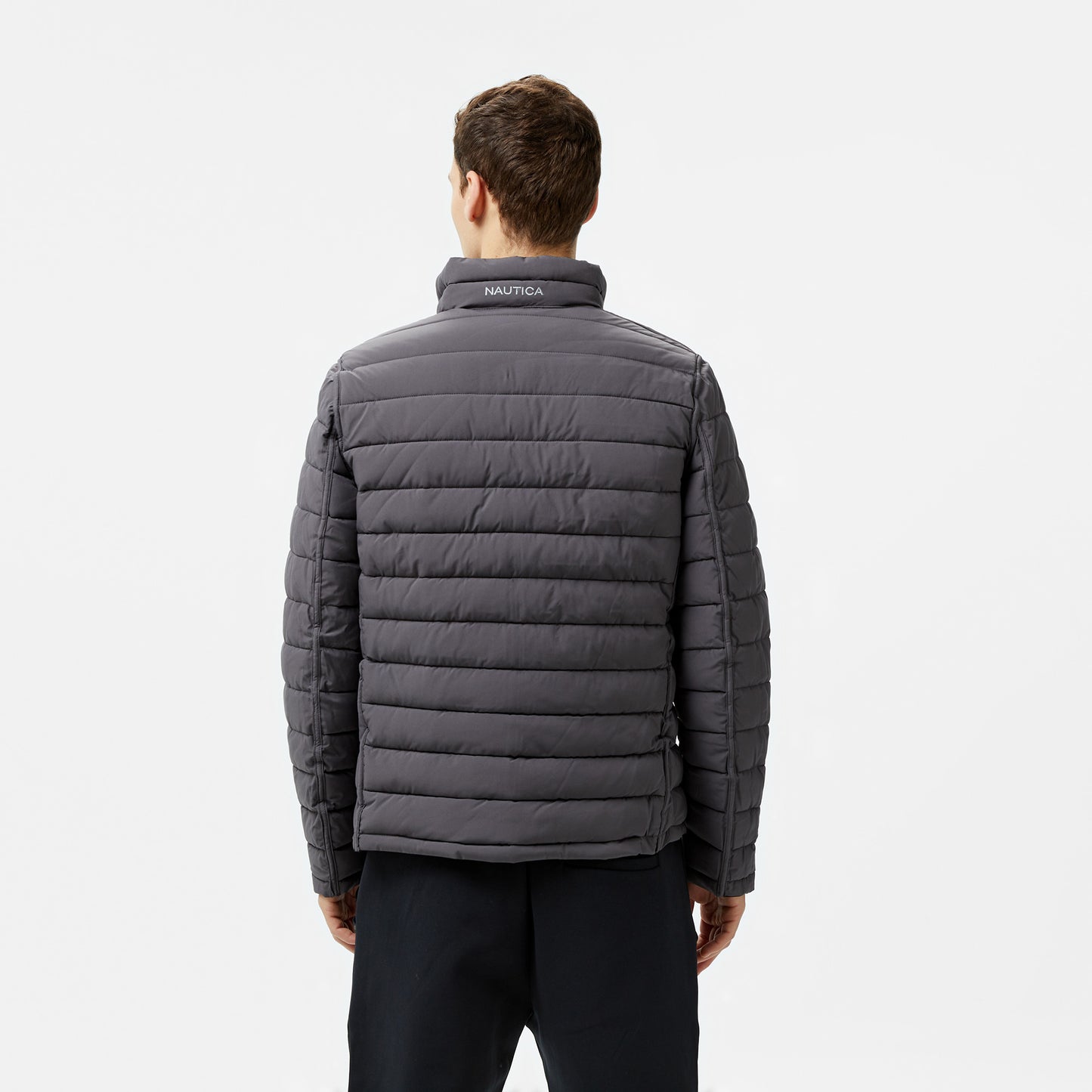 Nautica Erkek Siyah & Gri Çift Taraflı Mont