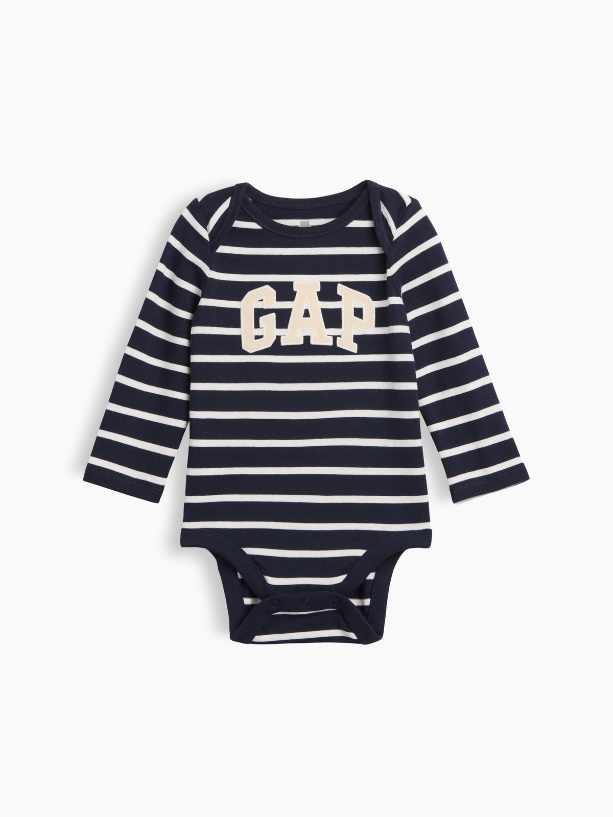 Açık Mavi Organik Pamuk Gap Logo Bodysuit