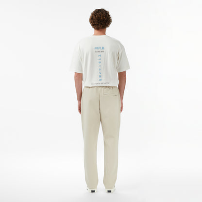 United4 Regular Fit Erkek Krem Eşofman Altı