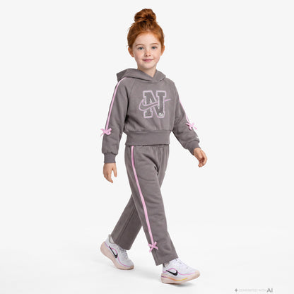 Nike Juxta-girl Fleece Çocuk Gri Sweatshirt