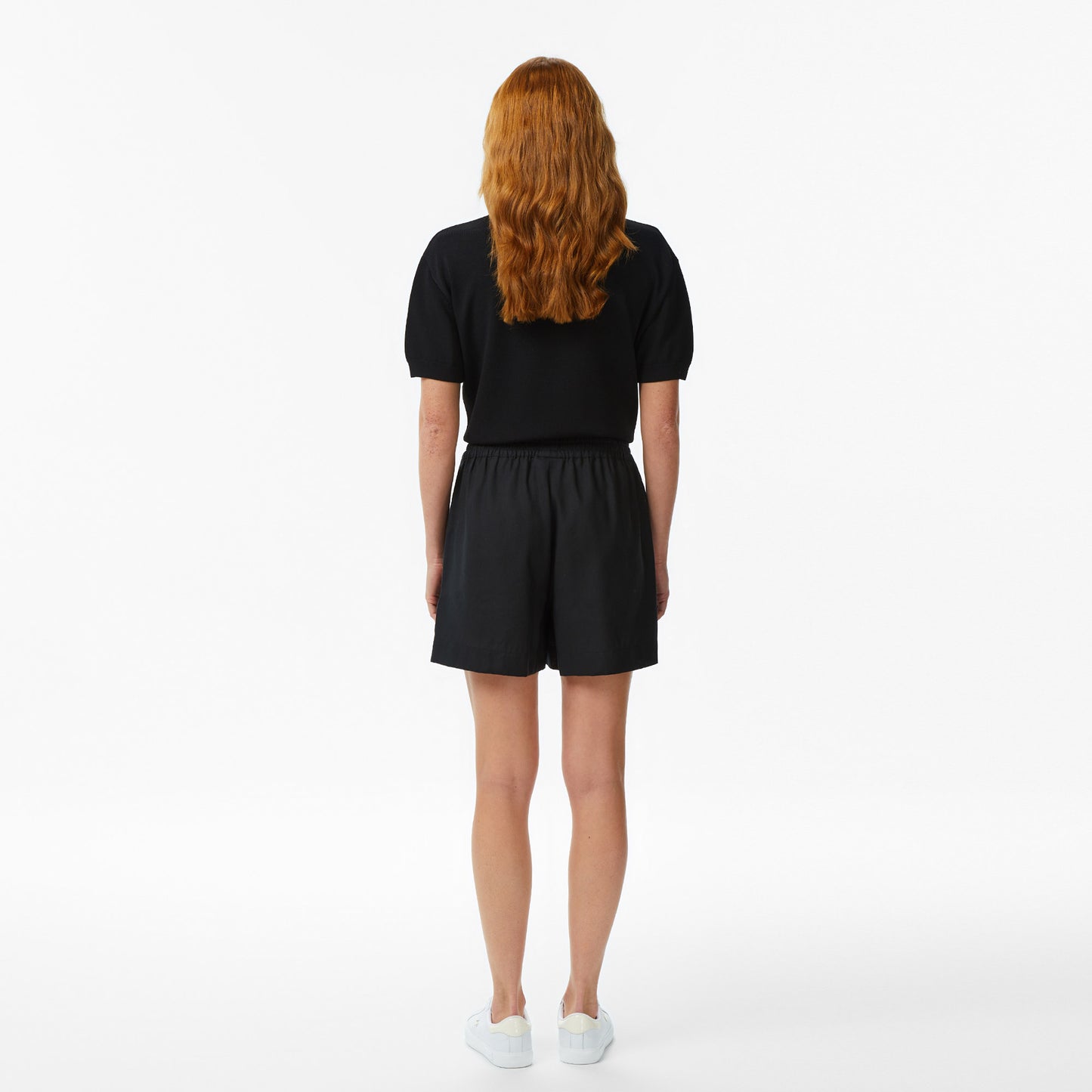 Lacoste Relaxed Fit Kadın Siyah Şort
