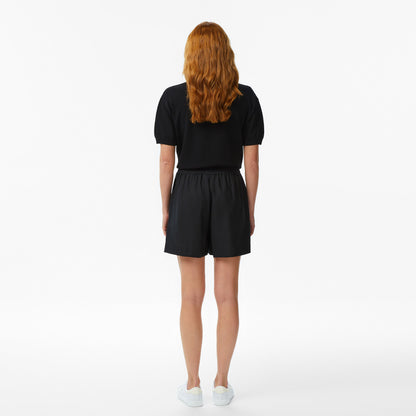 Lacoste Relaxed Fit Kadın Siyah Şort