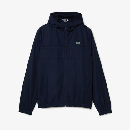 Lacoste Erkek Regular Fit Kapüşonlu Baskılı Lacivert Eşofman Takımı