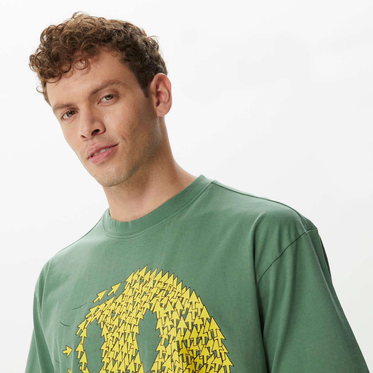 Market Smiley Product Of The Internet Erkek Yeşil T-shirt