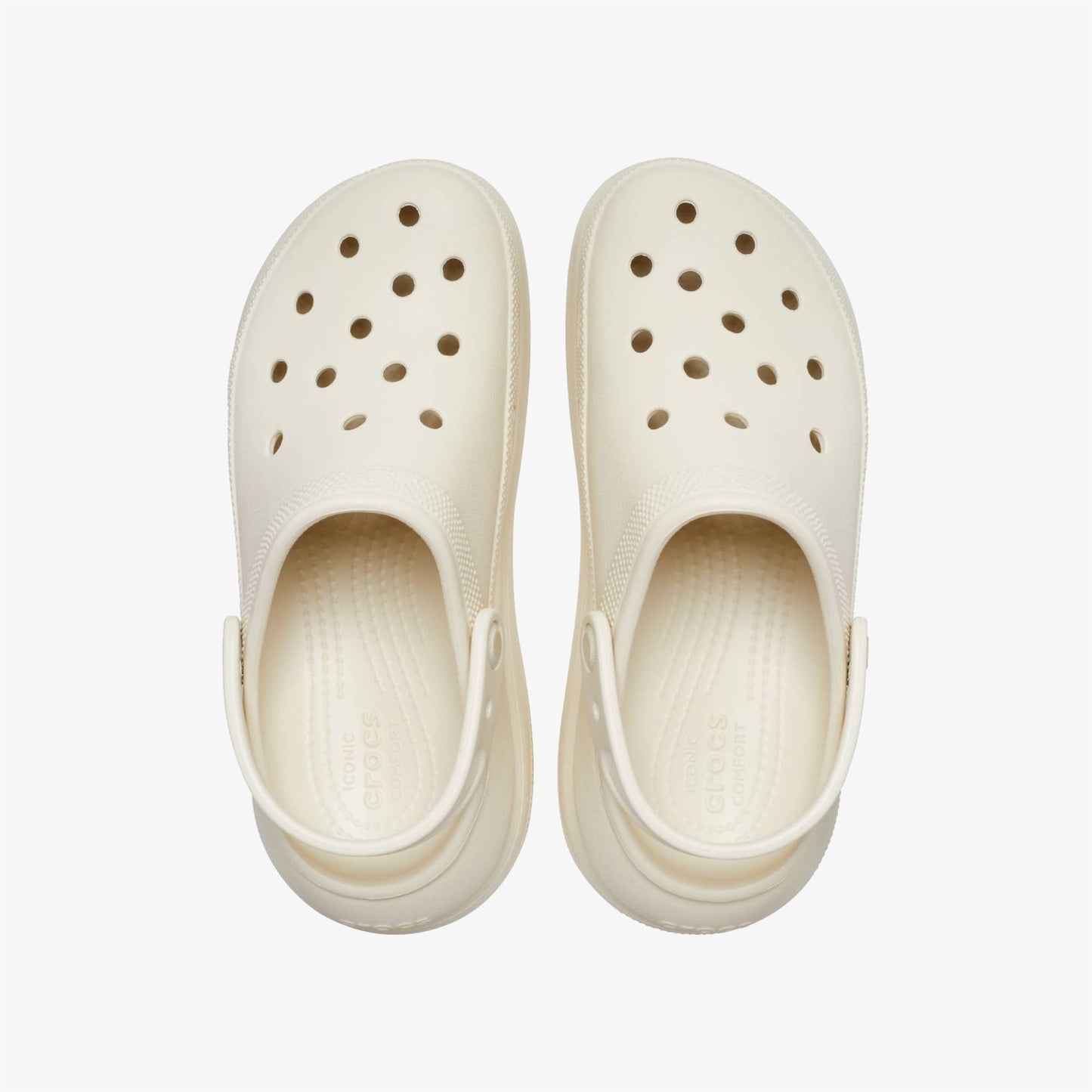 Crocs Classic Crush Clog Kadın Krem Terlik