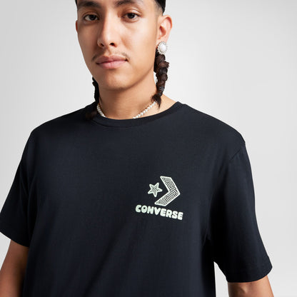 Converse Nature Center Erkek Grafik Baskılı Siyah T-shirt