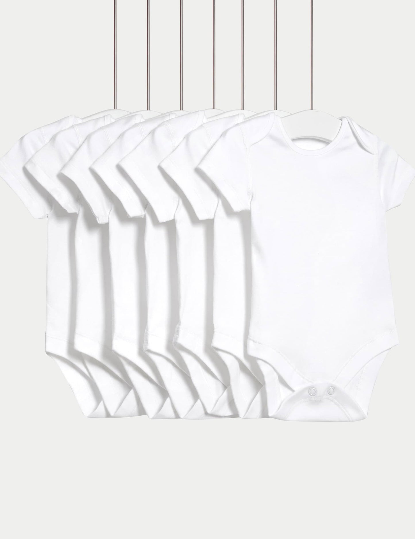 Saf Pamuklu 7'li Bodysuit (0-3 Yaş)
