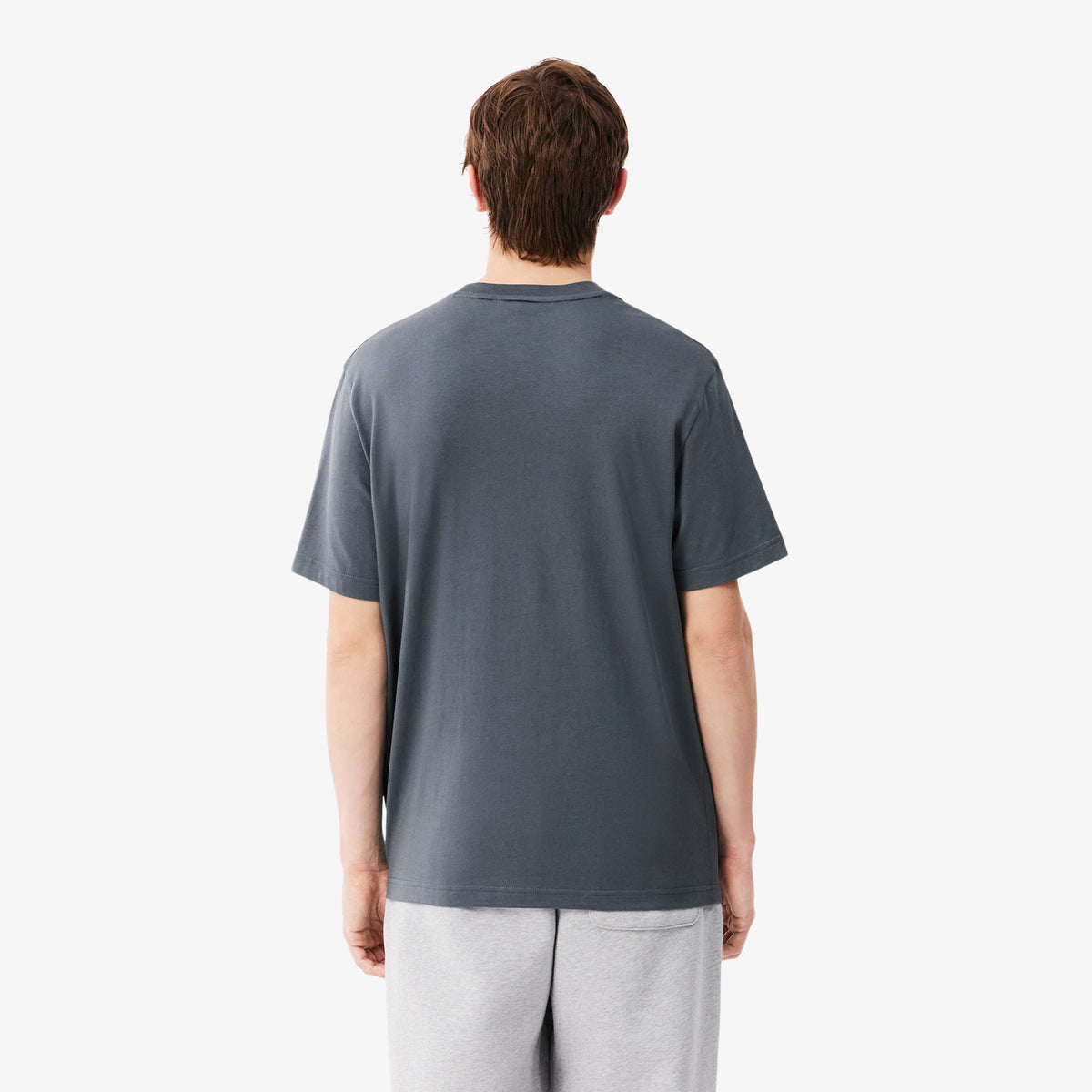Lacoste Classic Fit Erkek Gri T-shirt