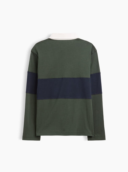 Lacivert Rugby Polo T-shirt