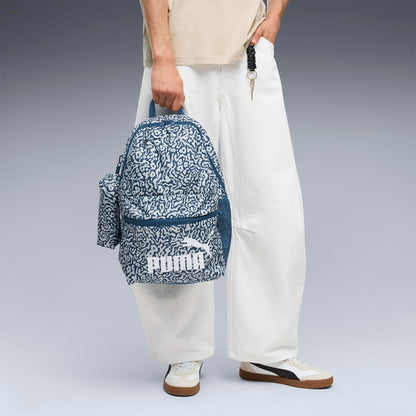 Puma Phase Aop Unisex Yeşil Sırt Çantası