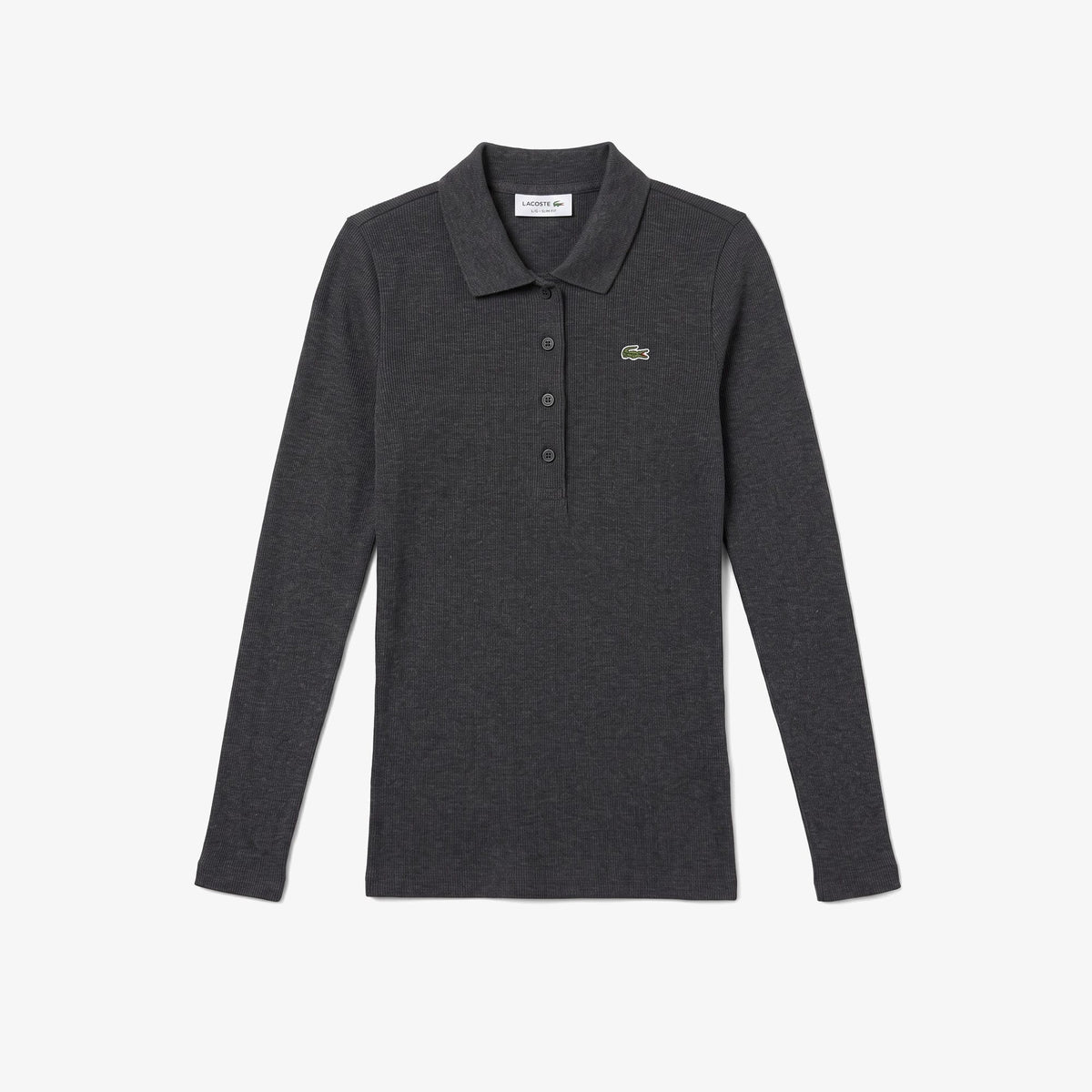 Lacoste Slim Fit Kadın Gri Polo