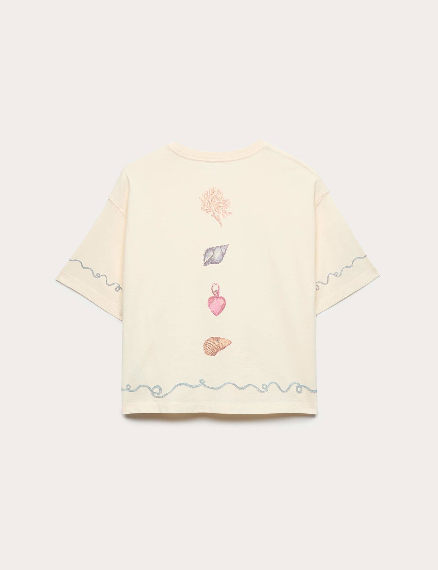 Pamuklu Desenli T-shirt