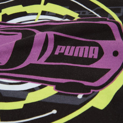 Puma Hot Wheels Graphic Çocuk Yeşil T-shirt