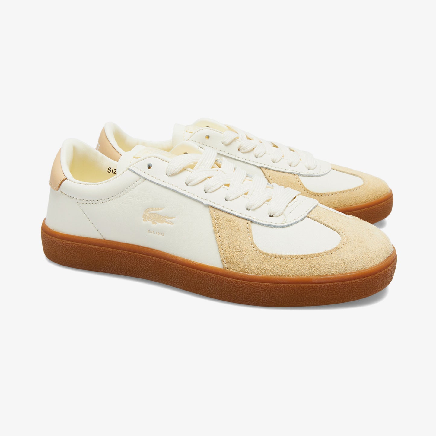 Lacoste Baseshot Pro Leather Kadın Bej Sneaker