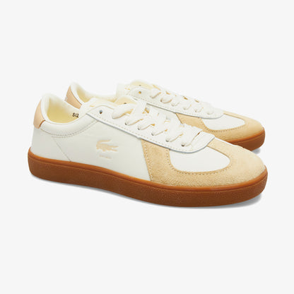 Lacoste Baseshot Pro Leather Kadın Bej Sneaker