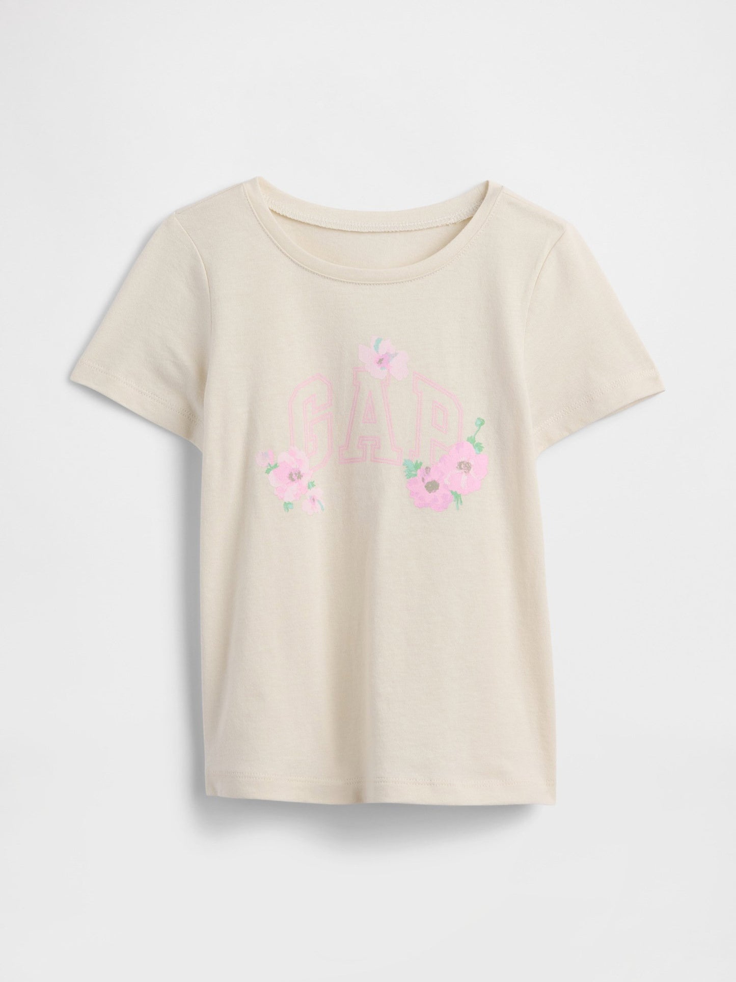 Kırık Beyaz Babygap Logo T-shirt