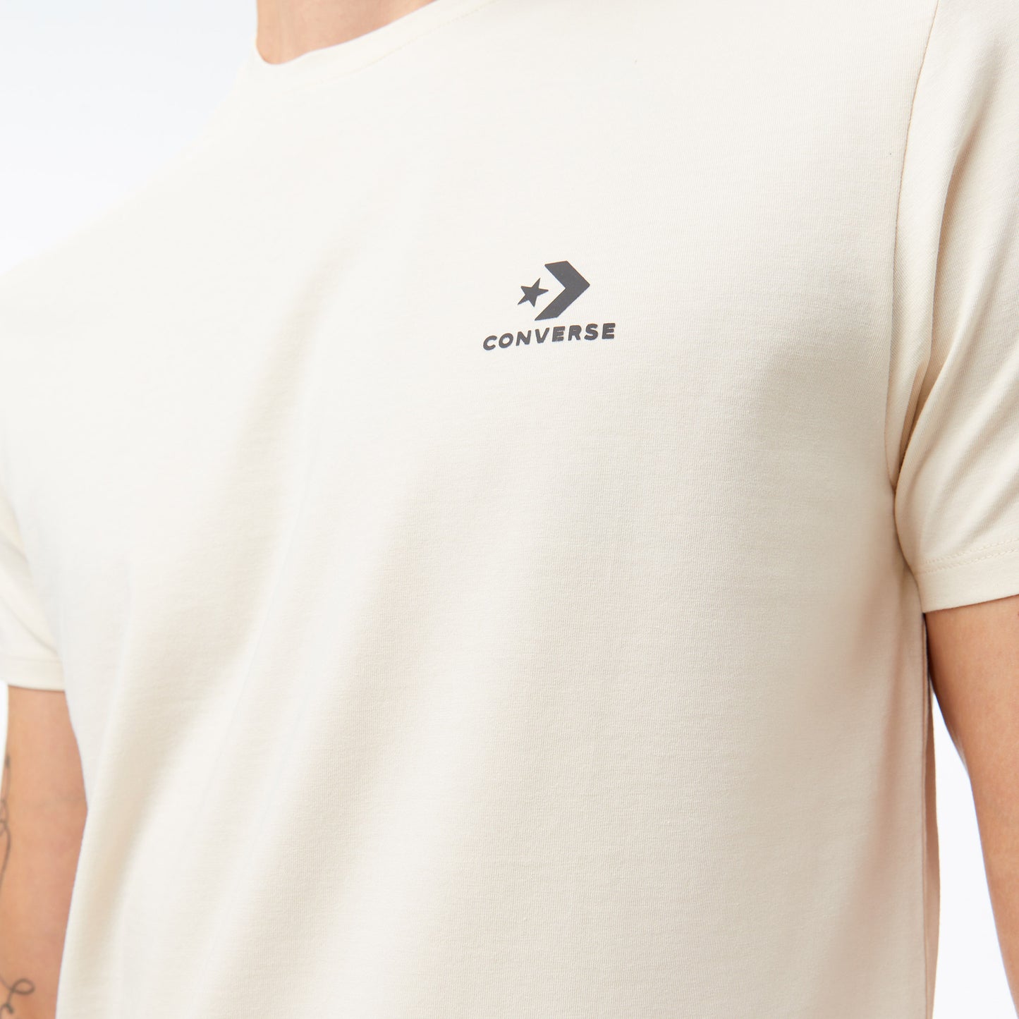 Converse Erkek Krem T-shirt