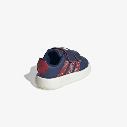 Adidas Grand Court Spider-man Comfort Bebek Mavi Spor Ayakkabı