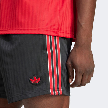 Adidas Manchester United Terrace Icons 24-25 Erkek Siyah Futbol Şortu