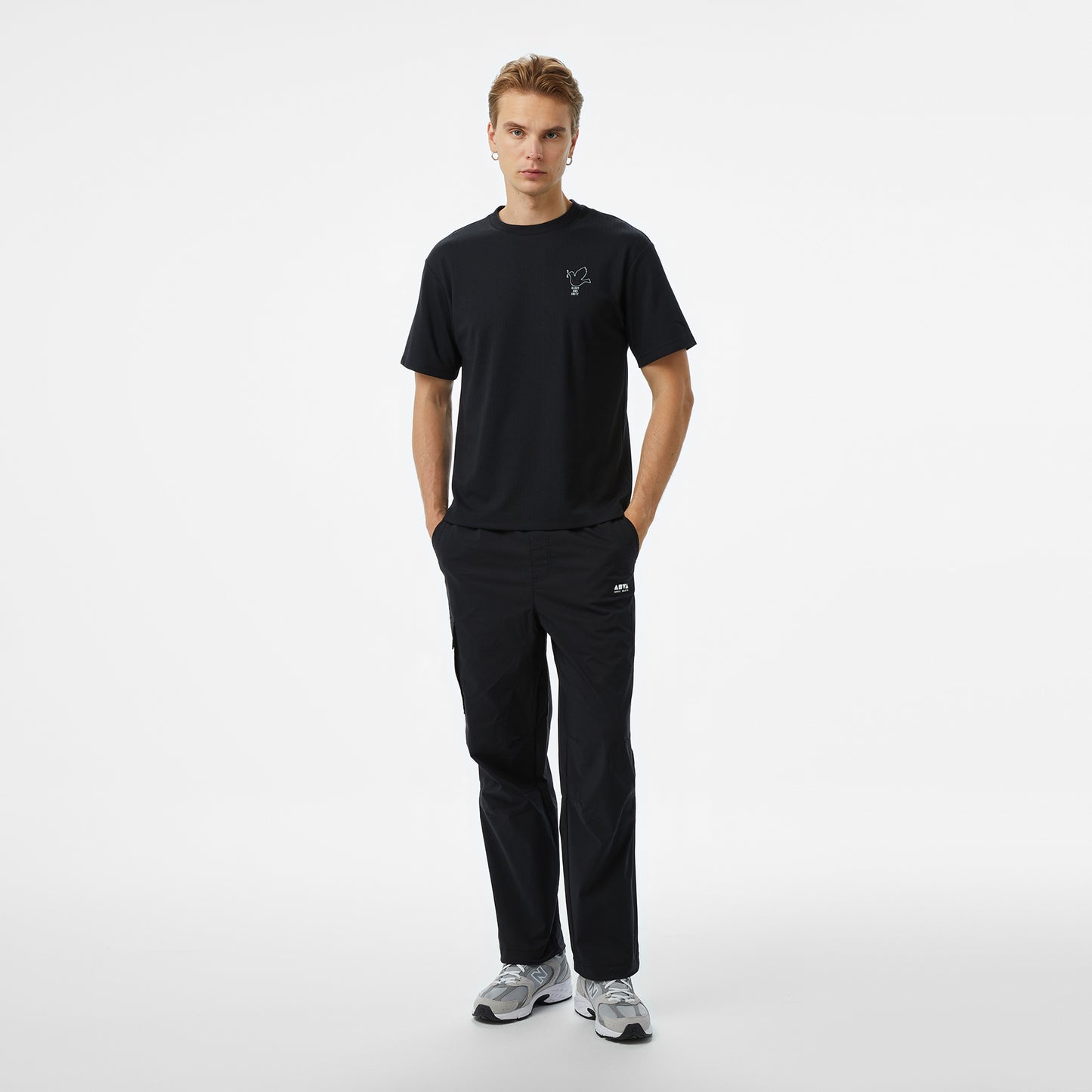 Anta Sports Erkek Siyah T-shirt