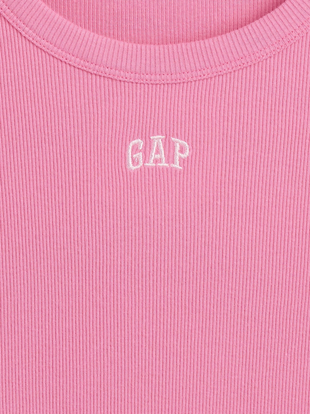 Pembe Gap Logo Fitilli T-shirt Elbise