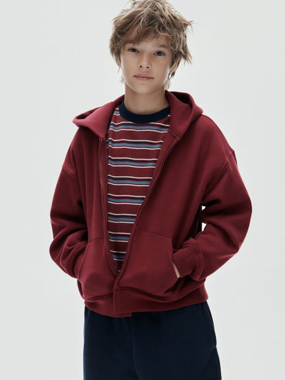 Kahverengi Vintagesoft Fermuarlı Sweatshirt