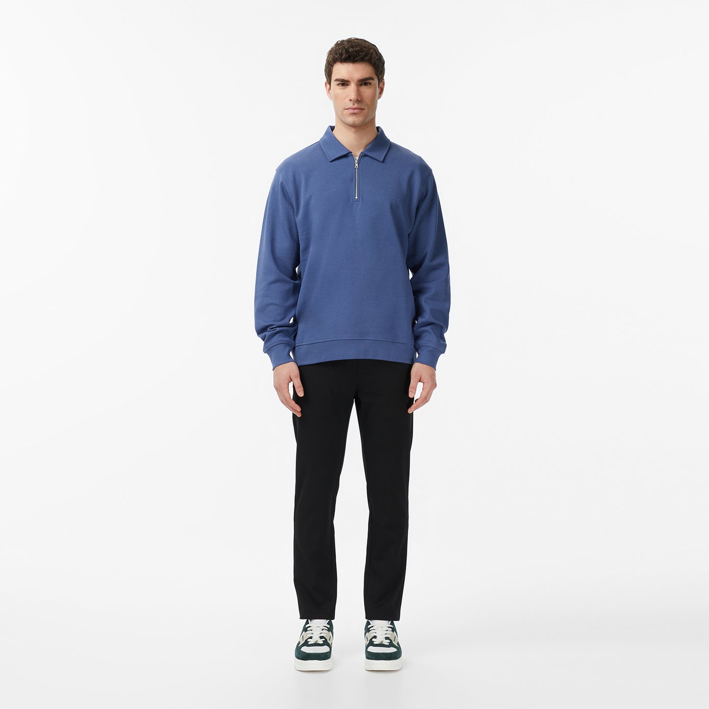 Nautica Erkek Mavi Regular Fit Sweatshirt