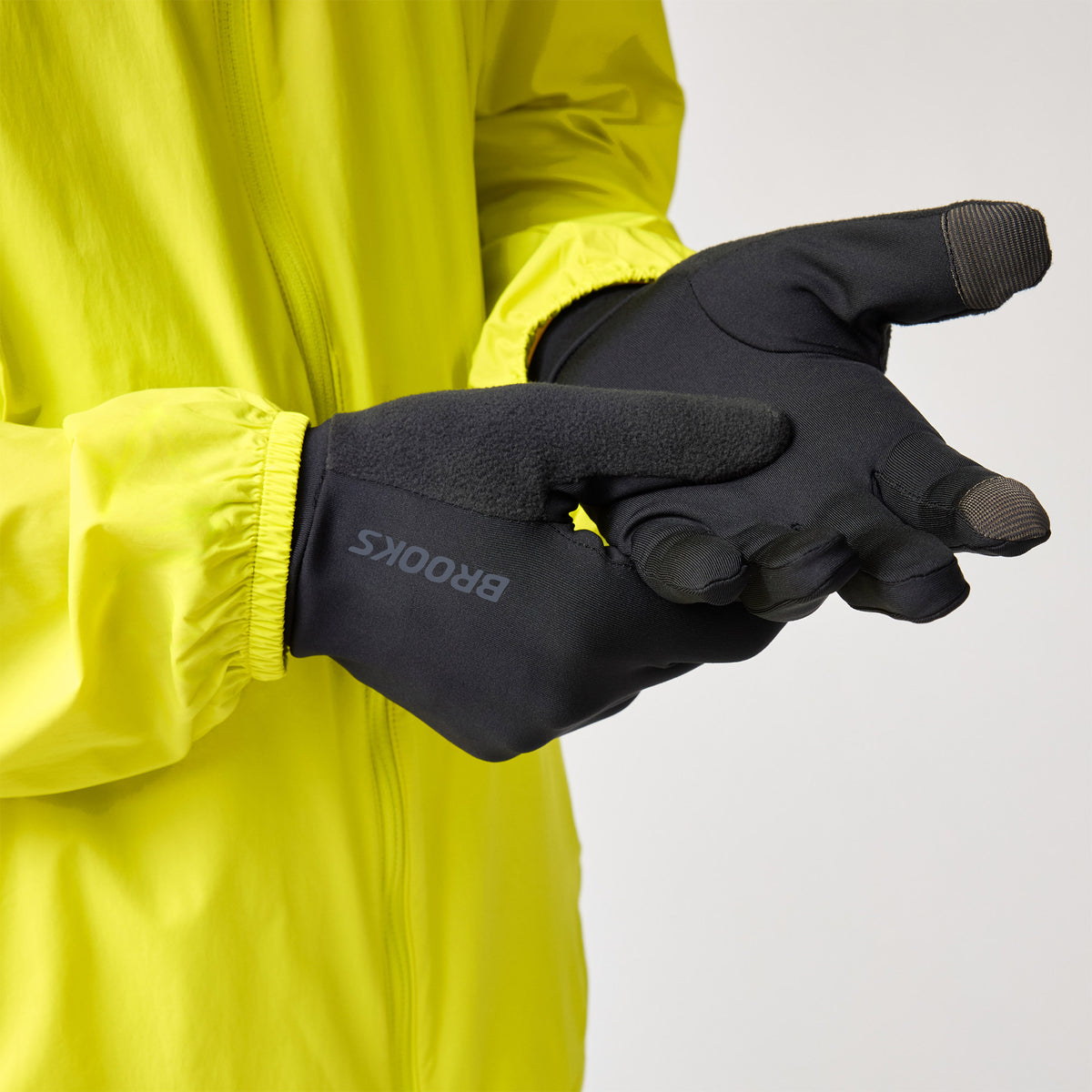 Brooks Dash Midweight Glove Unisex Siyah Eldiven