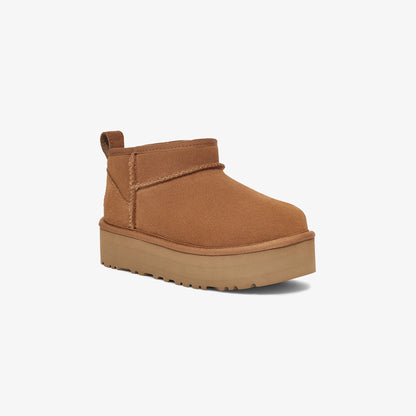 Ugg Classic Ultra Mini Platform Çocuk Kahverengi Bot