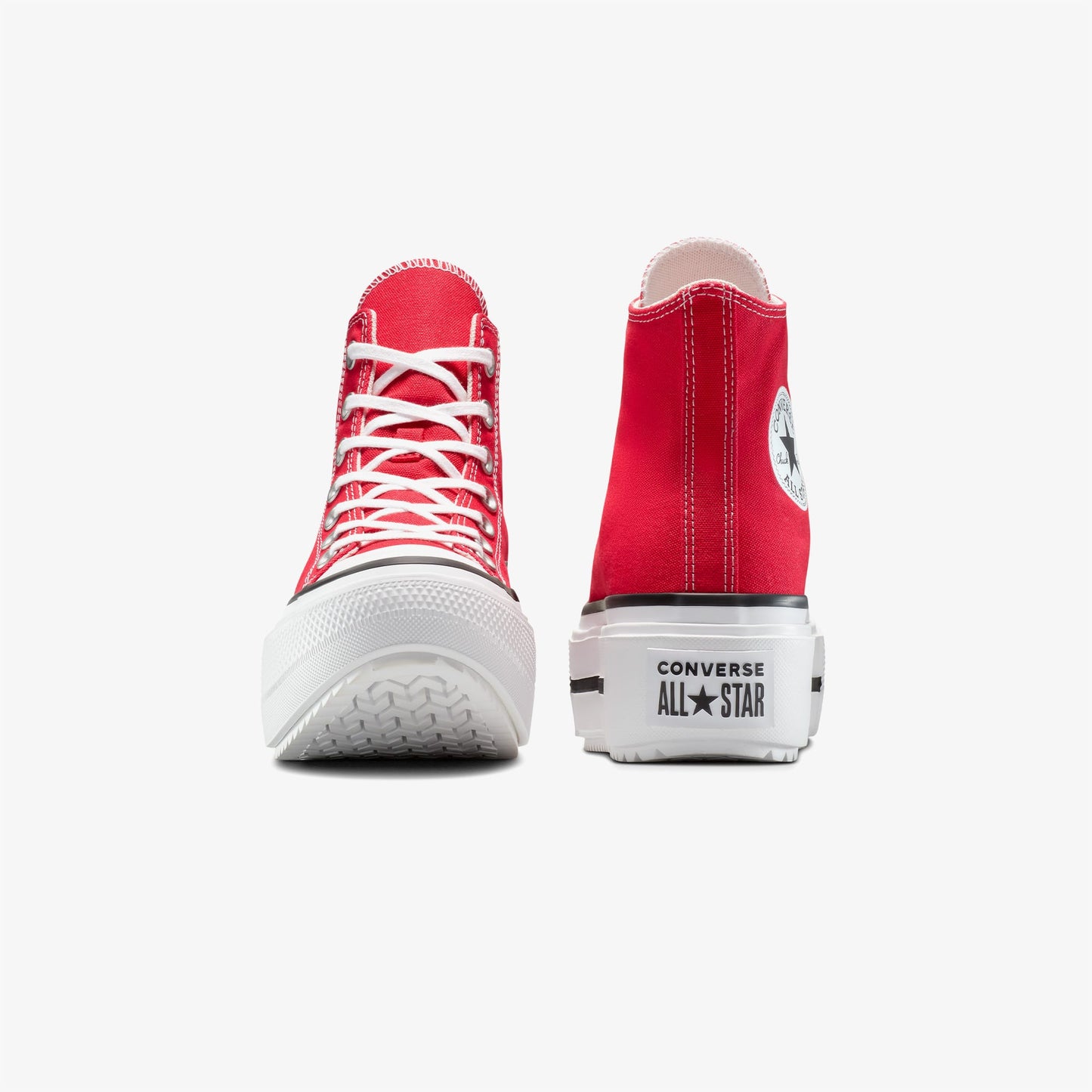 Converse Chuck Taylor All Star Lift Double Stack Platform Kadın Kırmızı Sneaker