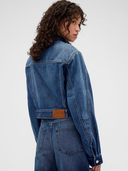 Mavi Gap × Victoria Beckham Relaxed Crop Denim Ceket